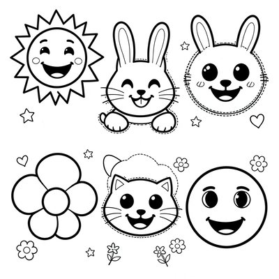 Maski do dekorowania — szablony