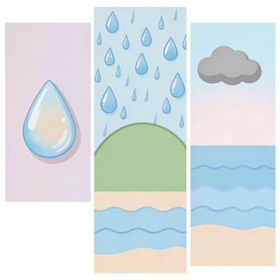 Obrazki: kropla, deszcz, morze