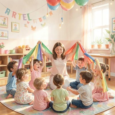 Krąg pożegnalny — machanie chustkami