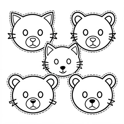 Szablony masek do druku