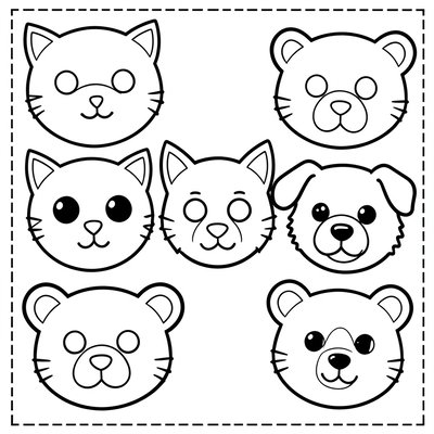 Szablony masek do druku