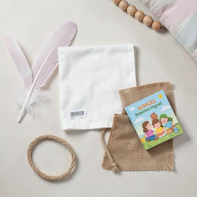 Zestaw dotykowy — ujęcie płaskie (flatlay)