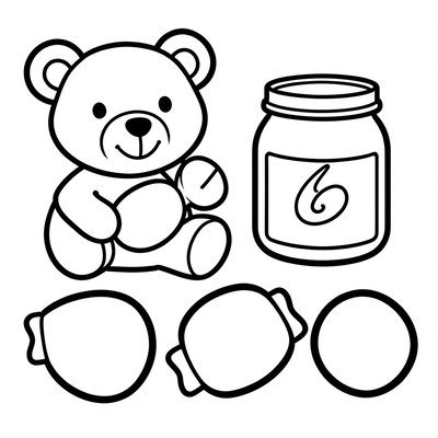 Kolorowanka — motywy karmelowe