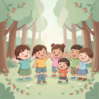 Plakat powitania / krąg powitalny