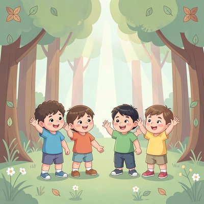 Plakat powitania / krąg powitalny