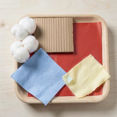 Taca sensoryczna — faktury do dotykania