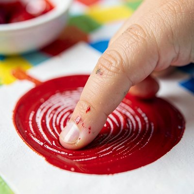 Odciski palców — makrofotografia