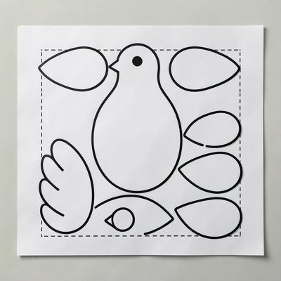 Szablon elementów do wycięcia (A4)