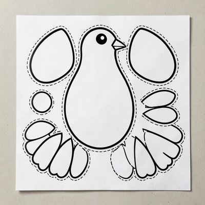 Szablon elementów do wycięcia (A4)