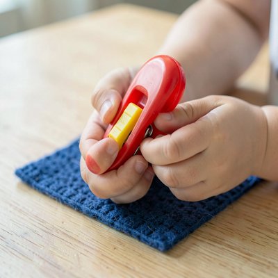 Zdjęcie — Rączki chwytające agrafkę