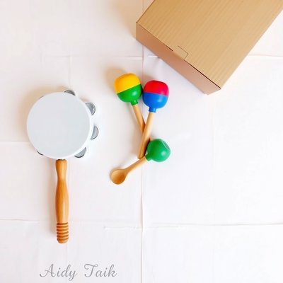 Zestaw prostych instrumentów perkusyjnych