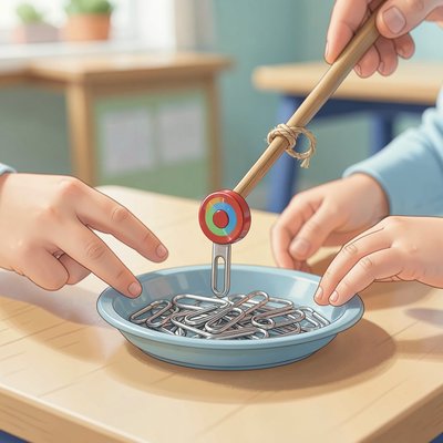 Demonstracja — Magnetyczna wędka