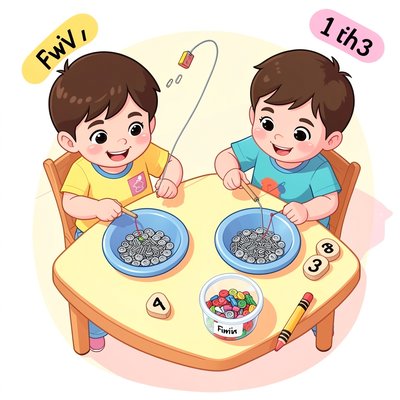 Stacja 1 — Łowienie agrafek