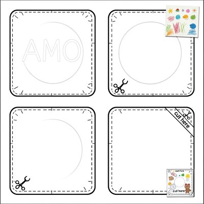 Szablony papierowych płytek do ozdabiania (do druku)