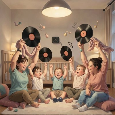 Ilustracja sceny: Relaksacja przy muzyce