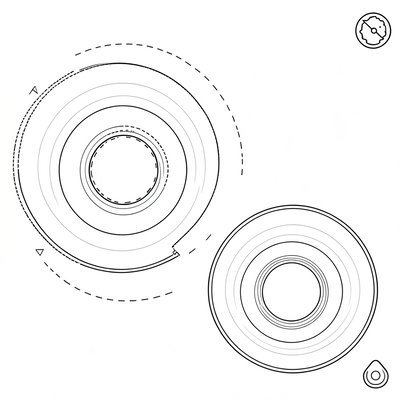 Szablon wycinanki: Duża kartonowa płyta