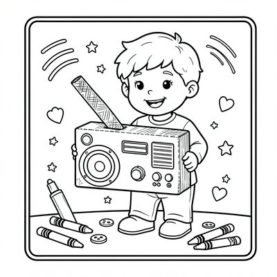 Kolorowanka — Moje radio