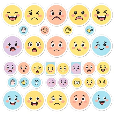 Naklejki emocji — arkusz do wydruku