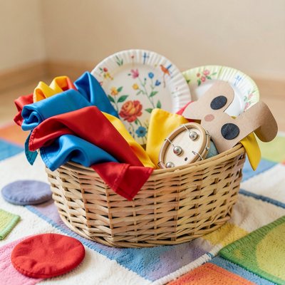 Koszyk z rekwizytami