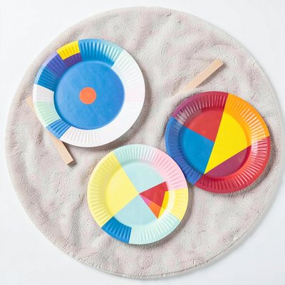 Papierowe talerzyki do kręcenia