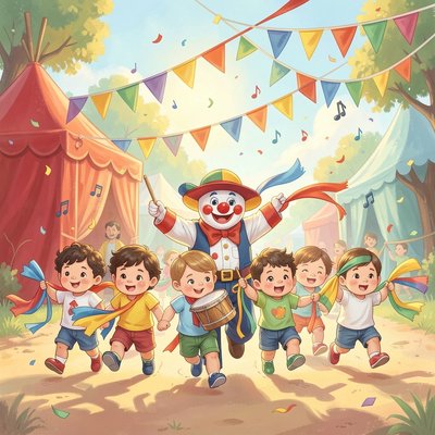 Plakat — Mała Parada cyrkowa