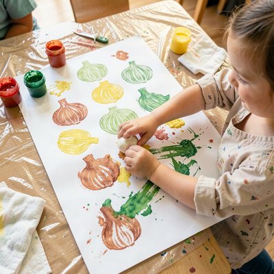 Odbijanie czosnkiem — aktywność artystyczna