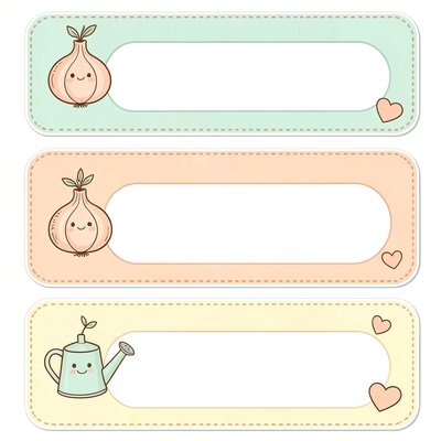 Naklejki/etykiety na kubeczki