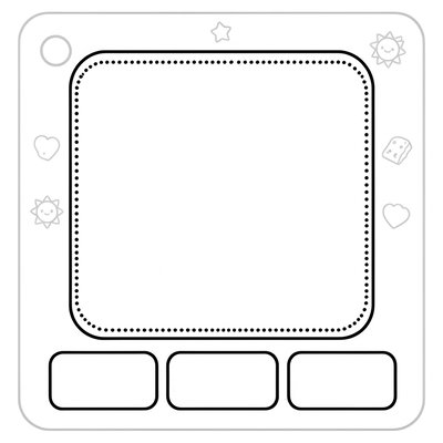 Szablon kartki innowacji — Prosty wzór do wydruku