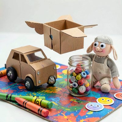 Inspiracje: Mini-wynalazki z materiałów codziennych