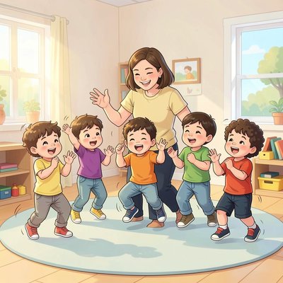 Piosenka i ruch — śpiewamy Hola