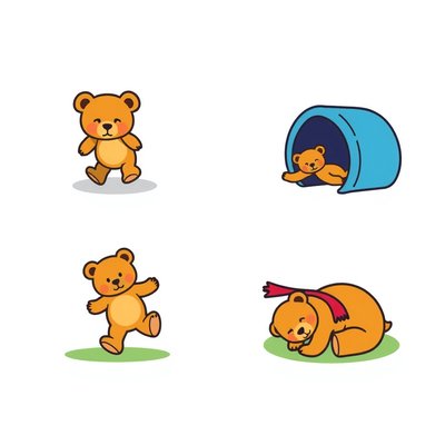 Karty stacji — Piktogramy misia