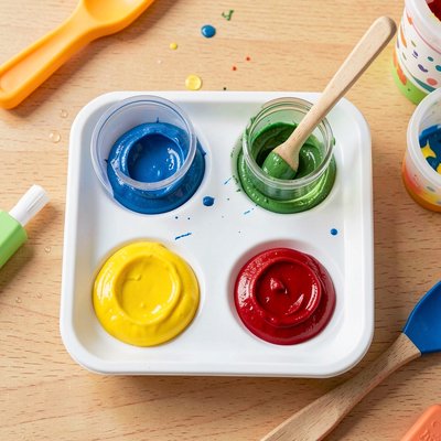 Sensoryczna taca do mieszania kolorów