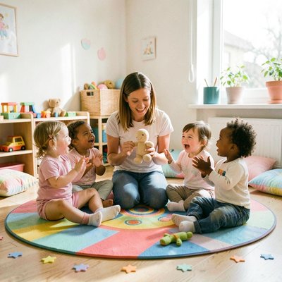 Scena: Krótka sesja powitalna w kole