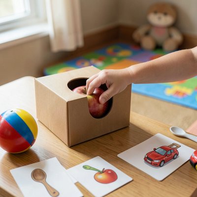 Pudełko sensoryczne - scena demonstracyjna