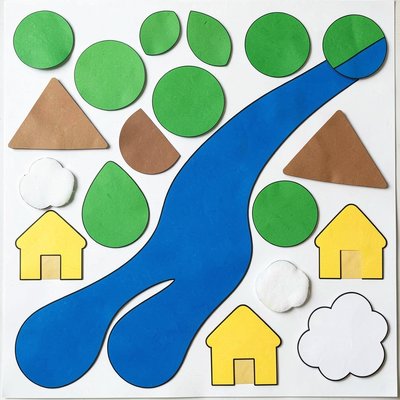 Arkusz kształtów do wycięcia