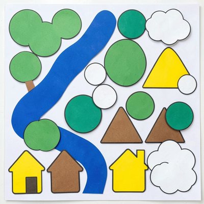 Arkusz kształtów do wycięcia