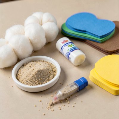 Zdjęcie materiałów sensorycznych — zbliżenie