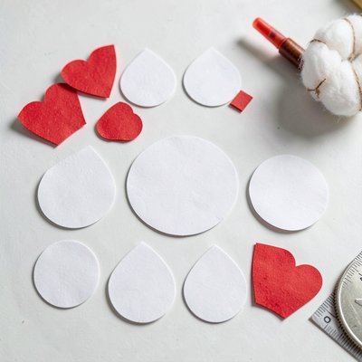 Szablony kropli i serduszek