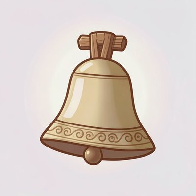 Dzwon kościelny - prosty rysunek