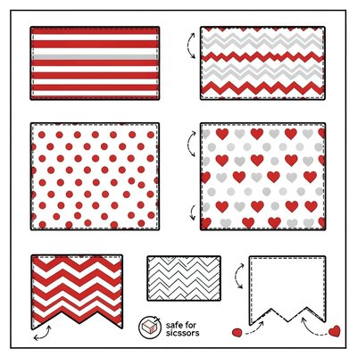 Szablony chusteczek — karta do wycięcia