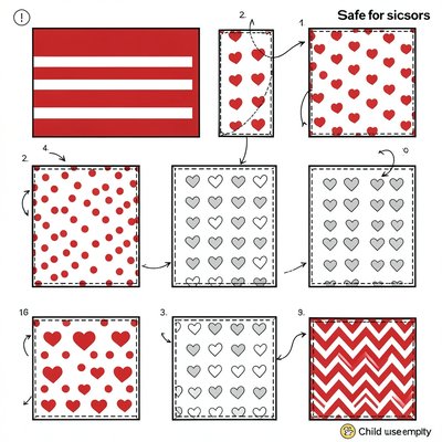 Szablony chusteczek — karta do wycięcia