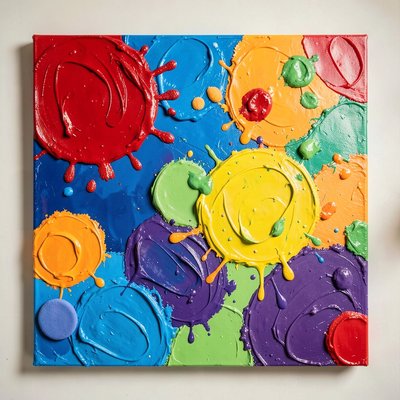 Kolorowa abstrakcja do pokazania dzieciom