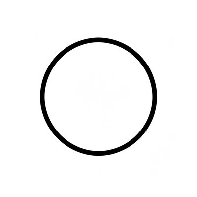 Prosty szablon – duże koło