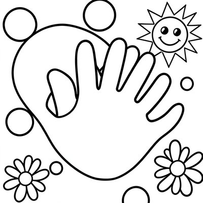 Kolorowanka — Odbicia i kształty