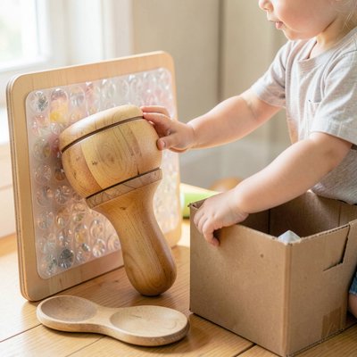 Stacja 2 — szeleszczenie i dźwięki (ilustracja)