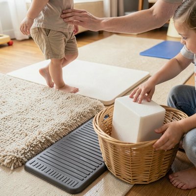 Stacja 3 — mata faktur i przenoszenie (ilustracja)