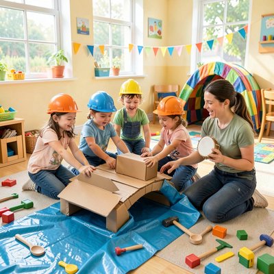 Plakat zajęć: Mały Inżynier — Święto Wojsk Inżynieryjnych