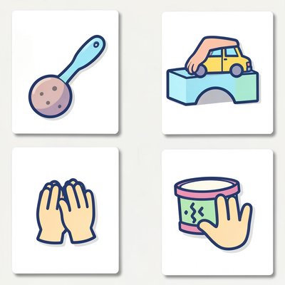 Karty czynności — proste polecenia (ikony)