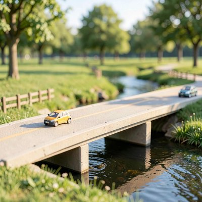 Most drogowy — przykład do pokazania dzieciom