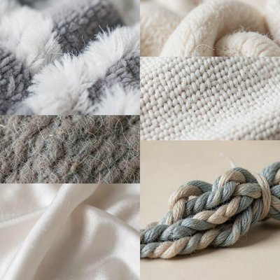 Detale tkanin - miękkie i szorstkie
